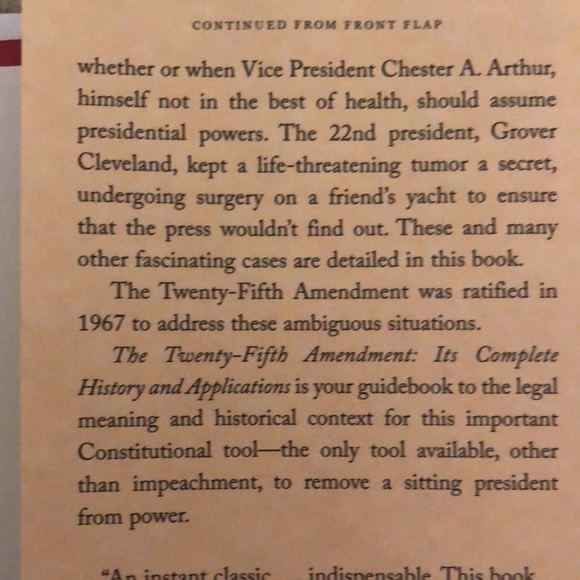 “The 25th Amendment” 3rd Edition by John D. Feerick - Picture 12 of 14